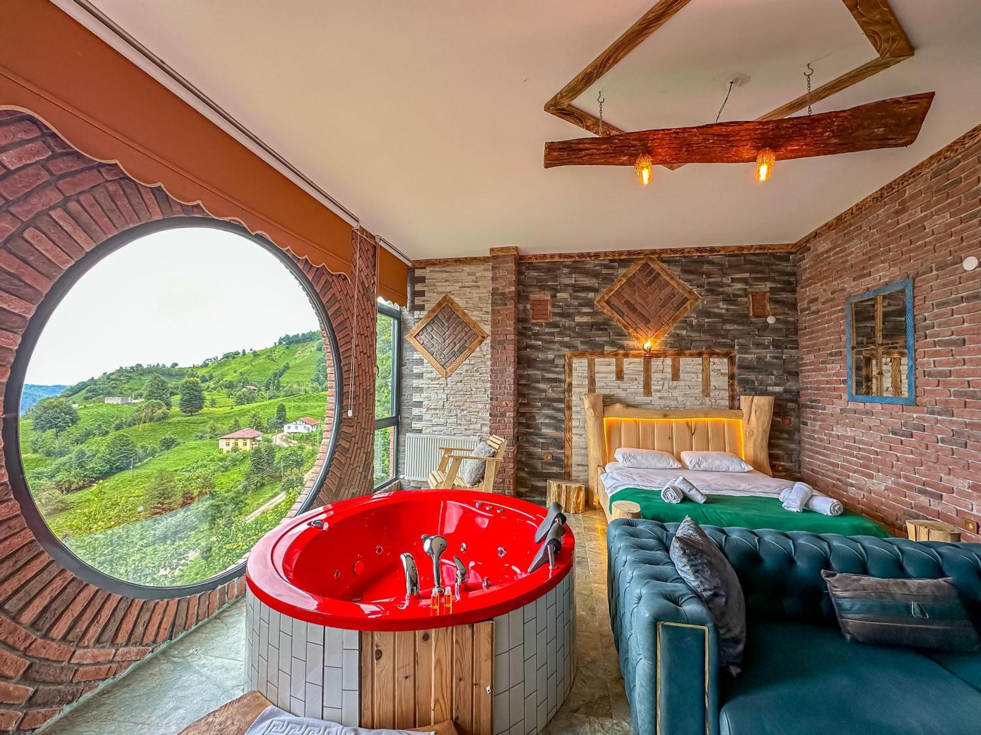 Organic Village Bungalow Ayder Yaylasi Exteriör bild