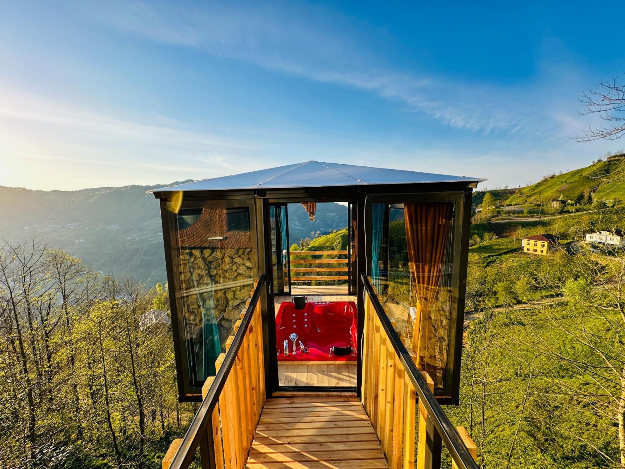 Organic Village Bungalow Ayder Yaylasi Exteriör bild