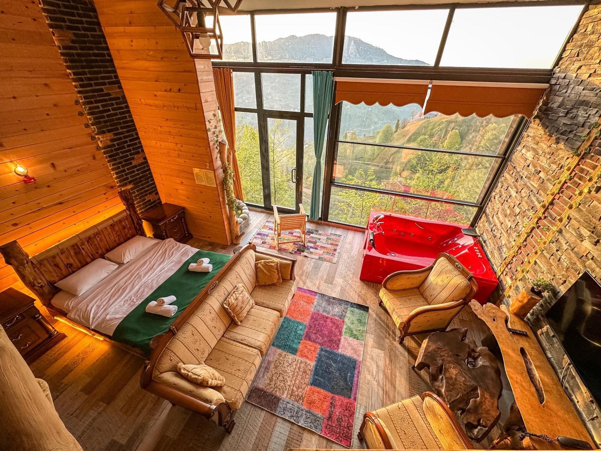 Organic Village Bungalow Ayder Yaylasi Exteriör bild